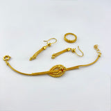 21K Gold Modern Beaded Jewelry Set 42.69 grams | 207357