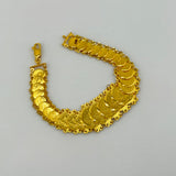 21K Gold Rashadi Coin Graduating Bracelet 20.53 Grams | 202260