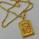 24k Gold Dragon Necklace 103.8 g I Sold Out