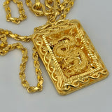 24k Gold Dragon Necklace 103.8 g I Sold Out