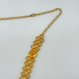 21K Gold Round Flowers Full Set 122.57 Grams | 202428