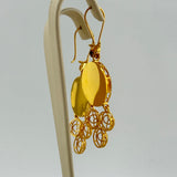 21K Gold Round Flowers Full Set 122.57 Grams | 202428