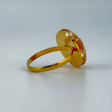 21K Gold Round Flowers Full Set 122.57 Grams | 202428