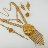21K Gold Pear Shape Full Set 97.36 Grams | 202434