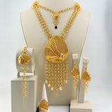 21K Gold Pear Shape Full Set 97.36 Grams | 202434