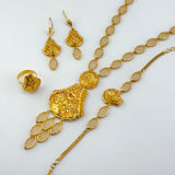 21K Gold Traditional Dropdown Set 42.73 Grams | 202442