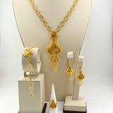 21K Gold Traditional Dropdown Set 42.73 Grams | 202442
