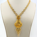 21K Gold Traditional Dropdown Set 42.73 Grams | 202442