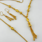 21K Gold Bead Luxury Set 36.64 Grams | 202515