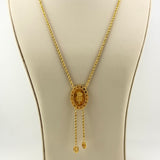 21K Gold Rose Necklace 20-Inch 13.24 grams | 207778