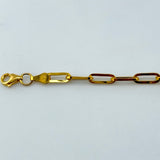 21K Gold Link Bracelet 7-Inch 2.26 grams | 207792