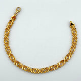 21K Gold XOXO Bracelet 7-Inch 4.99 grams | 207800