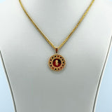 21K Gold Medium Rose Charm Pendant 3.67 grams | 207803
