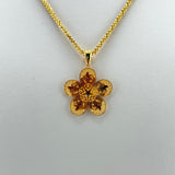 21K Gold Rashadi Flower Pendant 3.54 grams | 207806