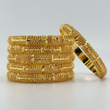 21 High Karat Gold Bangle Set – Set of 6 | 90.89g |Size Small (Model 202773)