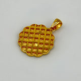 21K Gold Rashadi Round Star Pendant 2.50 Grams | 207816