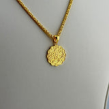 21K Gold Rashadi Round Star Pendant 2.50 Grams | 207816