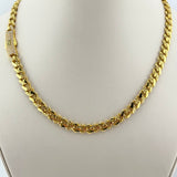 MONACO 7.5 mm 21k Gold Diamond cut / Polish 30.19 grams | 202779