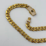 MONACO 7.5 mm 21k Gold Diamond cut / Polish 30.19 grams | 202779