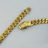 MONACO 7.5 mm 21k Gold Diamond cut / Polish 30.19 grams | 202779
