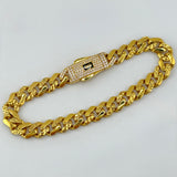 21K Gold Cuban Link Bracelet 14.12 Grams |202780