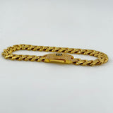 21K Gold Cuban Link Bracelet 14.12 Grams |202780