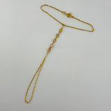 21k Gold Modern GLOVE with stones 3.35 grams | 202789