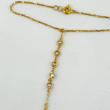 21k Gold Modern GLOVE with stones 3.35 grams | 202789