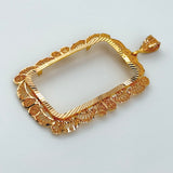 21k Gold PAMP Frame Traditional 1 Row 9.45 grams | 202793