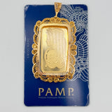 21k Gold PAMP Frame Traditional 1 Row 9.45 grams | 202793