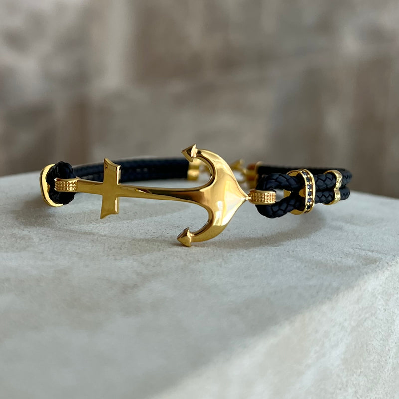 DUBAI Gold Bracelet Anchor