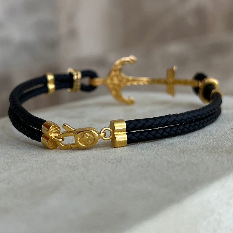 DUBAI Gold Bracelet Anchor