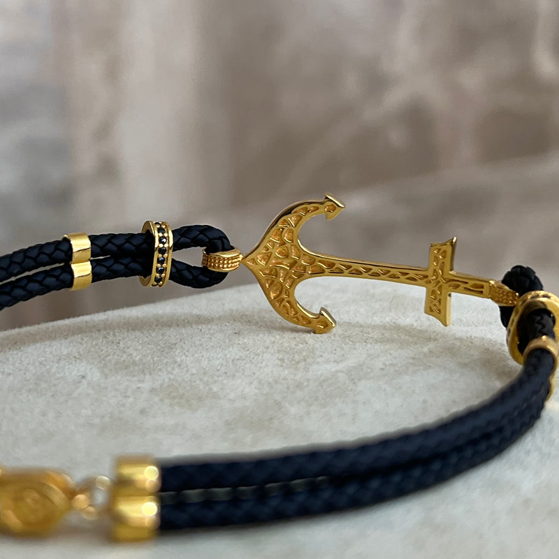 DUBAI Gold Bracelet Anchor