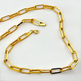 21K Gold Diamond-Cut Polished Necklace 9.74 Grams 21-Inch | 207859