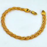 21K Gold Woven Bracelet 6.0 Grams 6.75-Inch | 207861