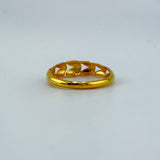 21k Gold Floral Set Diamond Cut / Polish 31.84 grams | 202823