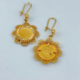 Rashadi Traditional 21k Gold Drop Down Earrings 11.85 grams | 202824