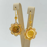 Rashadi Traditional 21k Gold Drop Down Earrings 11.85 grams | 202824