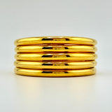 21K Yellow Gold Bangle Set of 5 – 61g | Model 194263