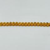 21K Gold Floral Bracelet 5.88 Grams 7-Inch | 207871