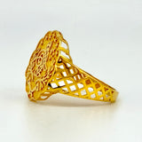 21K Gold Rashadi Rounded Star Ring 2.79 Grams | 207891