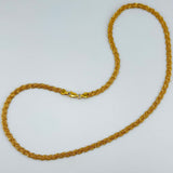 21K Gold Woven Necklace 18 Inch 9.79 Grams | 207893