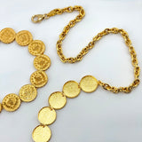 21K Gold Rashadi Throwover Necklace 40 Inch 46.83 Grams | 207895