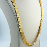 21K Gold Rashadi Throwover Necklace 40 Inch 46.83 Grams | 207895