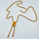 21K Gold Mediterranean Rope Necklace 21 Inch 10.62 Grams | 207898