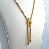 21K Gold Mediterranean Rope Necklace 21 Inch 10.62 Grams | 207898
