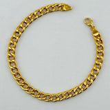 21K Gold Miami Cuban Link Bracelet 7-Inch 5.83 grams | 207802