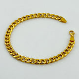 21K Gold Miami Cuban Link Bracelet 7-Inch 5.83 grams | 207802