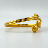 21k Gold Crossover Cuff 25.46 grams | 202926