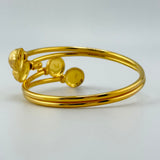 21k Gold Crossover Cuff 25.46 grams | 202926
